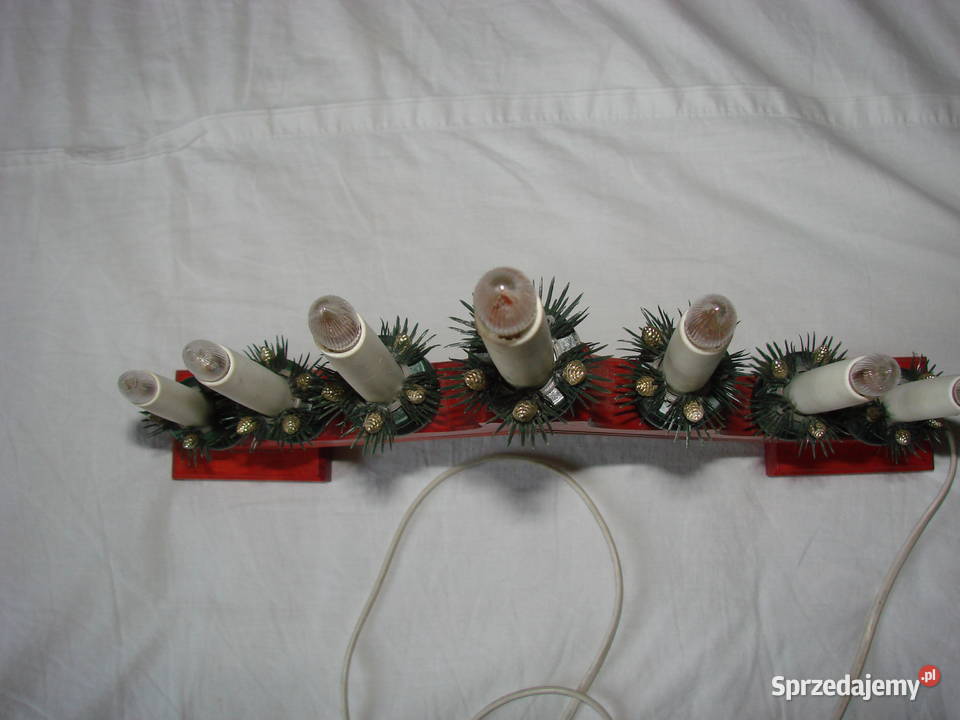 szwedzki drewniany świecznik adwentowy pomorskie Pruszcz Gdański