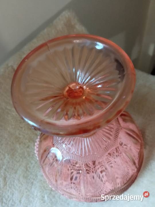 Rozalinowa cukiernica bombonierka