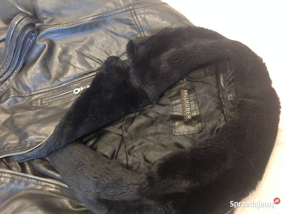 Kurtka Czarna Skórzana Damska Ocieplana r M Rozmiar 38(M) lubuskie Nowa Sól