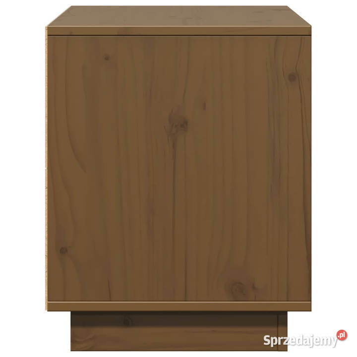 Szafka pod TV miodowy brąz 74x35x44 lite drewno Warszawa
