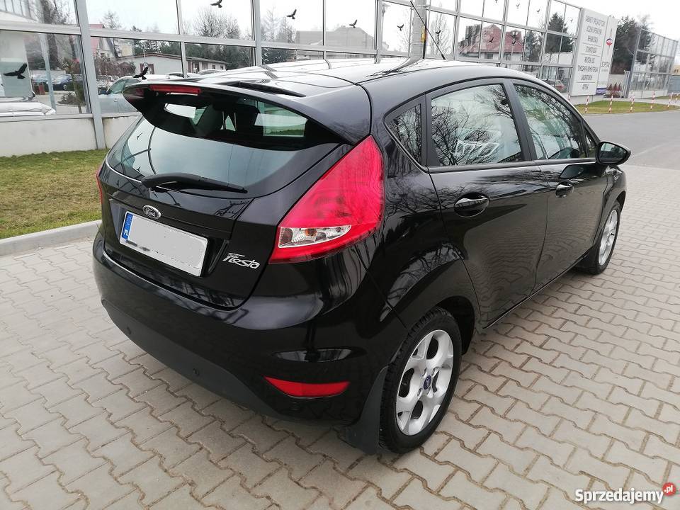 Ford Fiesta 14 Benzyna 2012 Bogata Wersja 5drzwi czarny Poznań sprzedam