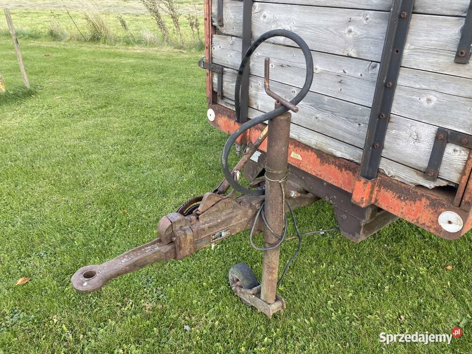 Przyczepka do mini ciagniczka z wywrotem i Wąbrzeźno sprzedam