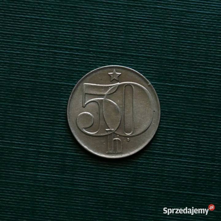 CZECHOSŁOWACJA 50 halerzy 1989r Antyki, Sztuka, Kolekcje Gliwice