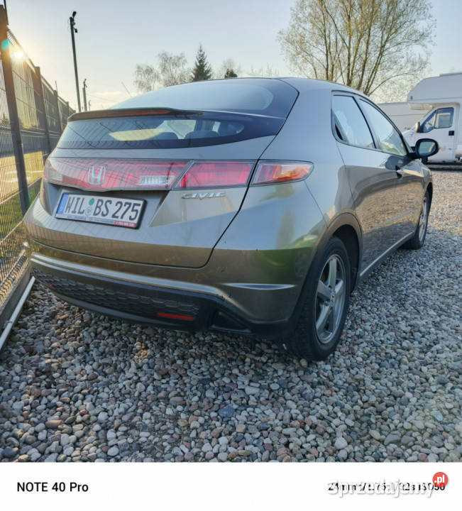 Honda Civic Super Stan Bez rdzy VIII 20062011 nieuszkodzony Chełm sprzedam