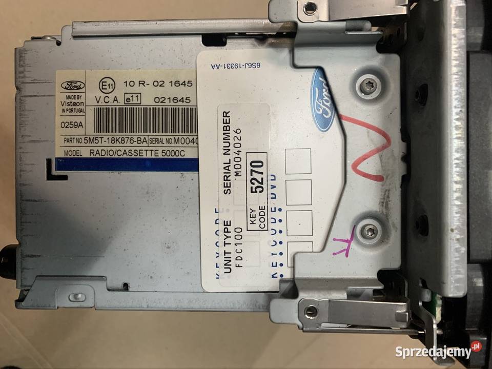 5M5T18K876 Radio fabryczne Ford focus mk2 II C Szczecin