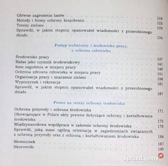 Ochrona i kształtowanie środowiska Kazimierz Rok wydania 1996 sprzedam
