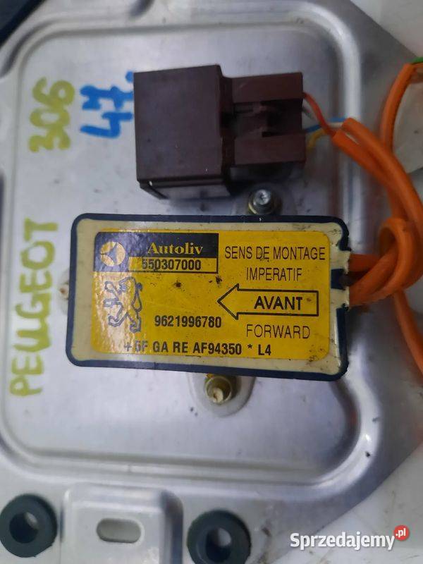 49 PEUGEOT 306 SEDAN 16B SENSOR PODUSZEK Włoszczowa