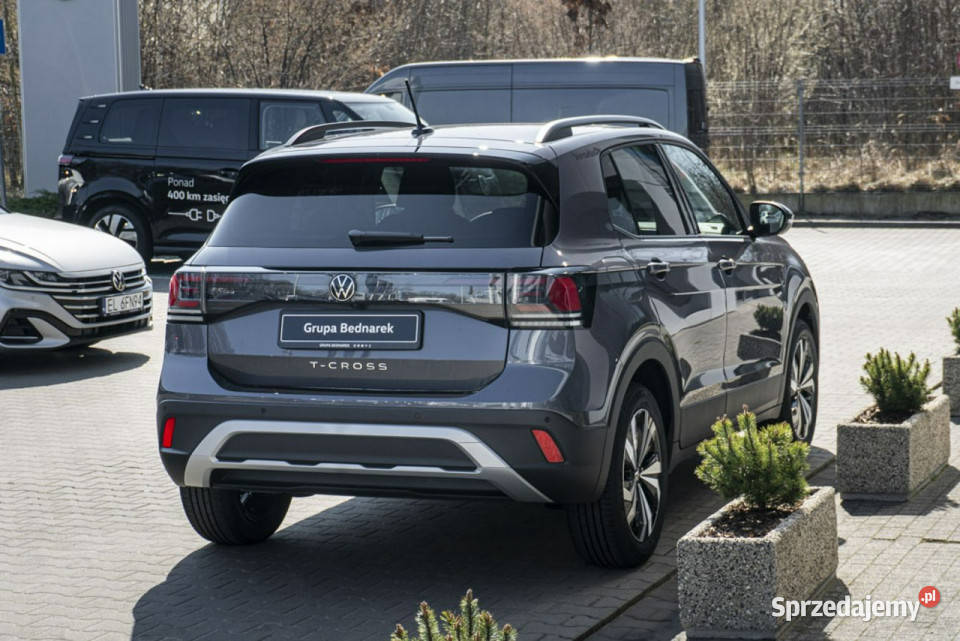 Volkswagen TCross Life Plus 10 TSI 95 Dostępny światła LED Łódź