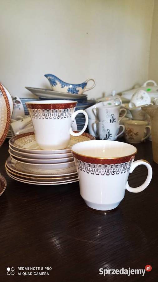 Filiżanka do kawy z talerzykiem deserowym Gdańsk