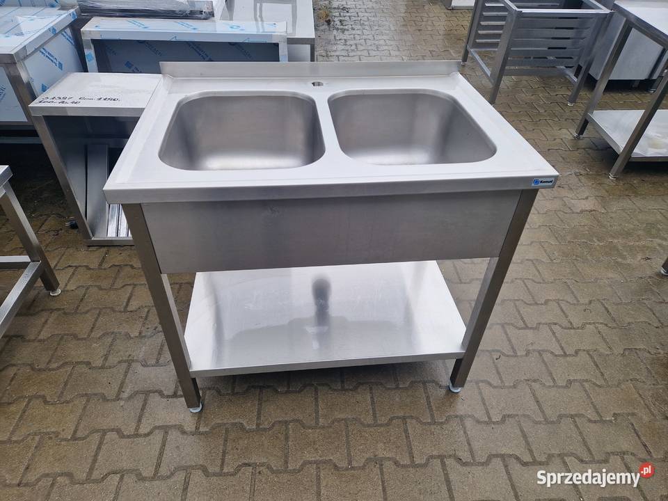 Zlew Gastronomiczny 2 Komorowy Z Półką 1007085 wielkopolskie Ostrów Wielkopolski sprzedam