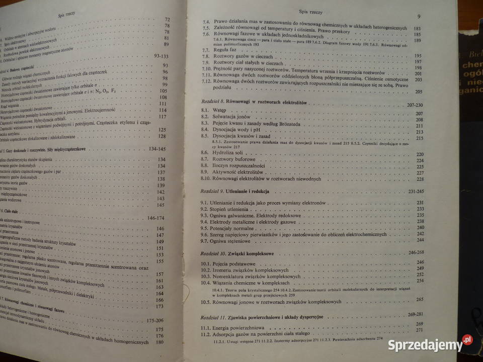 Chemia ogólna i nieorganiczna ABielański chemia, biochemia