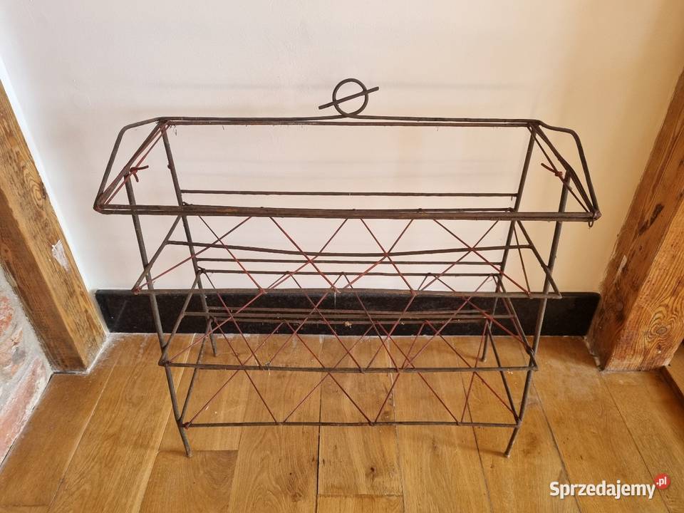 Stara półka na buty metalowo żyłkowa Warszawa