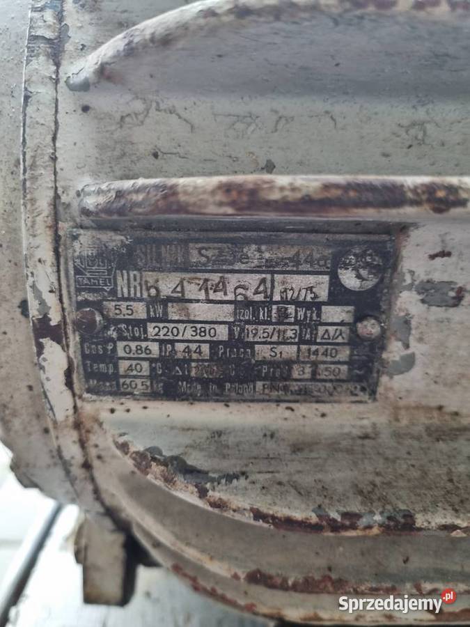 Silnik elektryczny 55 kW 380V 3 fazy Wierzbica-Kolonia