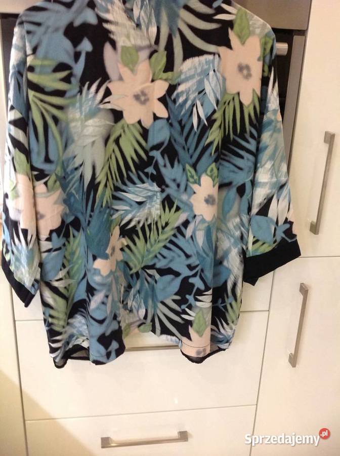 Narzutka Damska LXL j Nowa Kolorowy Print Nowa Sól