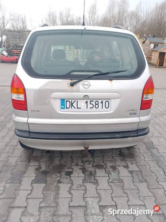 Opel Zafira 2002 silnik 18 benzynaLPG przebieg Rok produkcji 2002 Piotrków Trybunalski