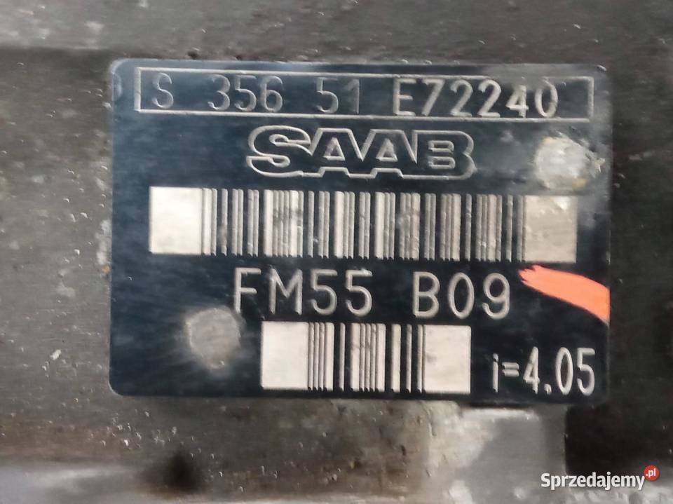 SKRZYNIA BIEGÓW FM55 B09 20 T Saab 95 I 19972009