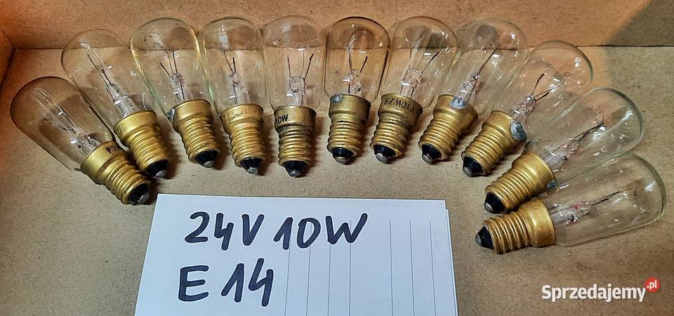 Żarówka 24 V 10 W E 14 Elektryka i akcesoria Ostrów Wielkopolski