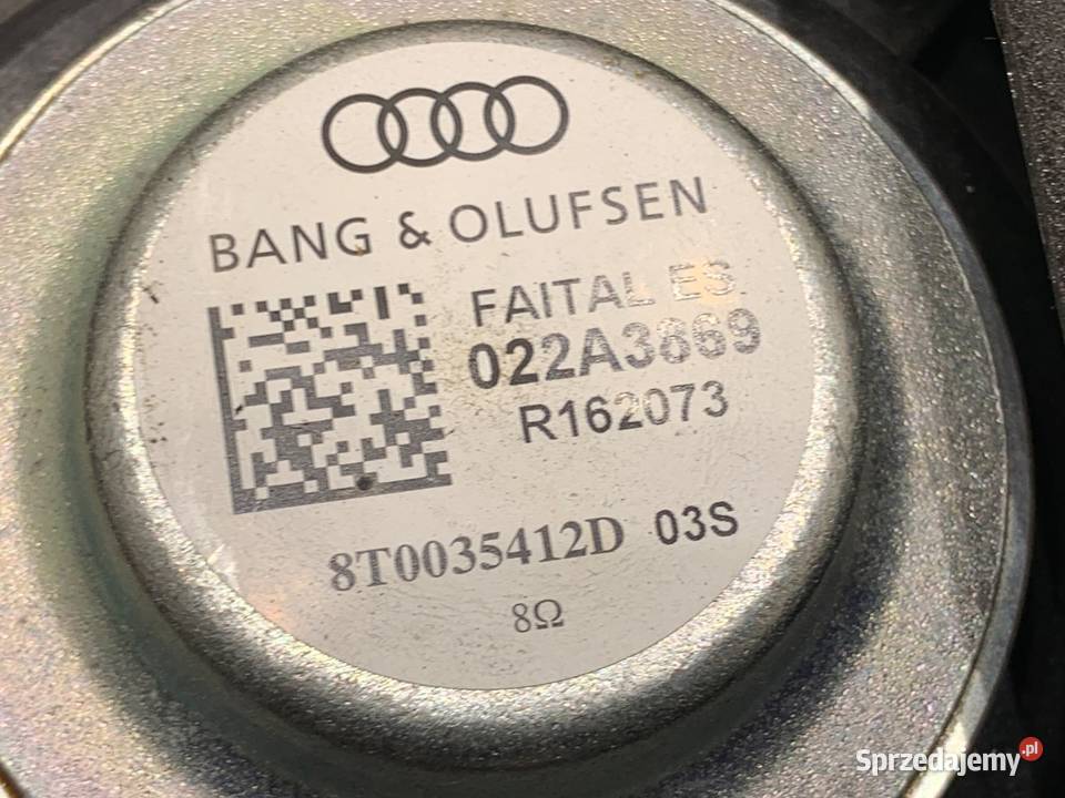 GŁOŚNIKI KOMPLET AUDI A5 8T 8T0035412D Hatchback