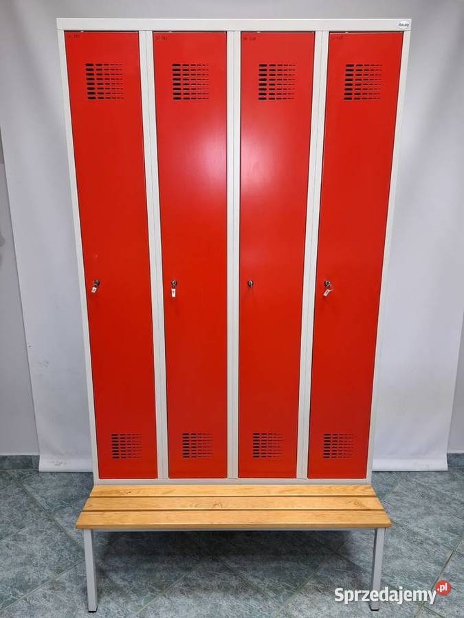 Szafa metalowa socjalna bhp Malow 4 drzwiowa z Poznań
