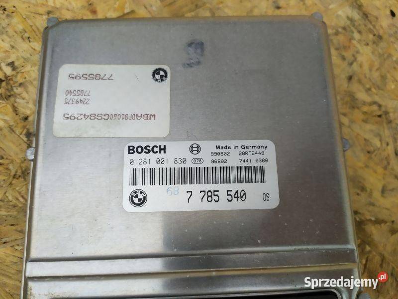 STEROWNIK SILNIKA KOMOPUTER BMW E39 530D 7785540 osobowe Gliwice