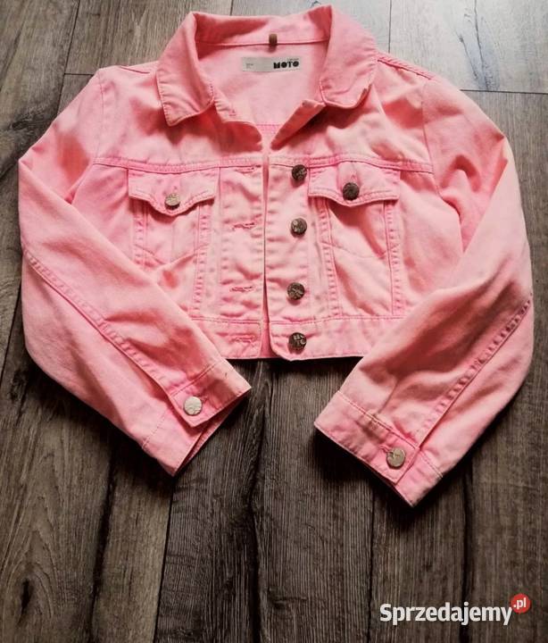 TOPSHOP krótka dopasowana kurtka kurteczka Bez wzoru Leszno