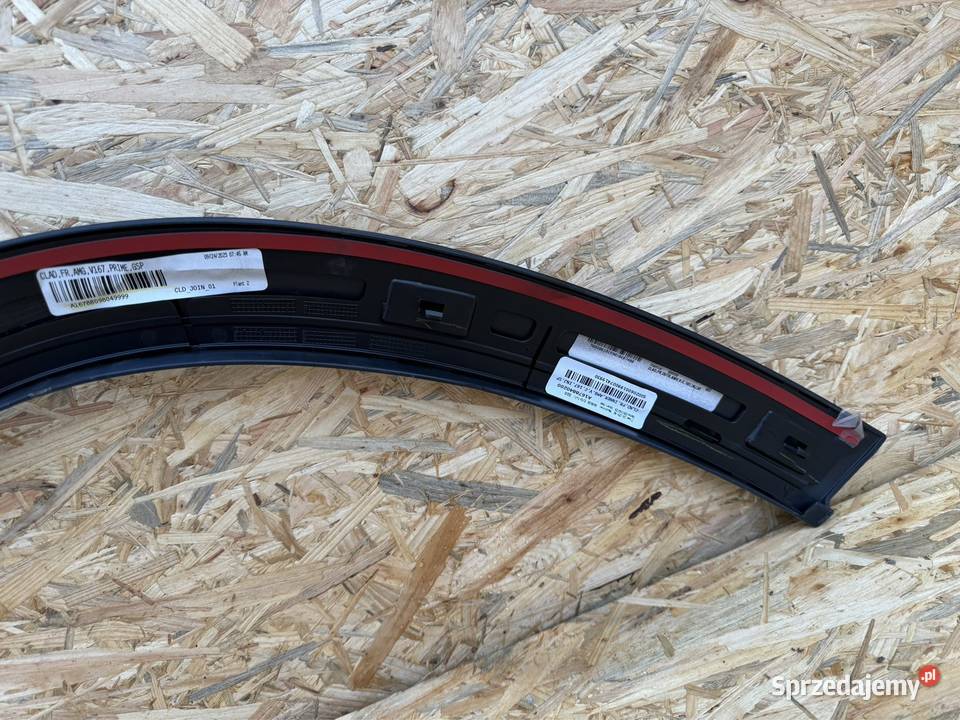 Listwa błotnika przód prawa rh gle w167 AMG wielkopolskie Sieraków