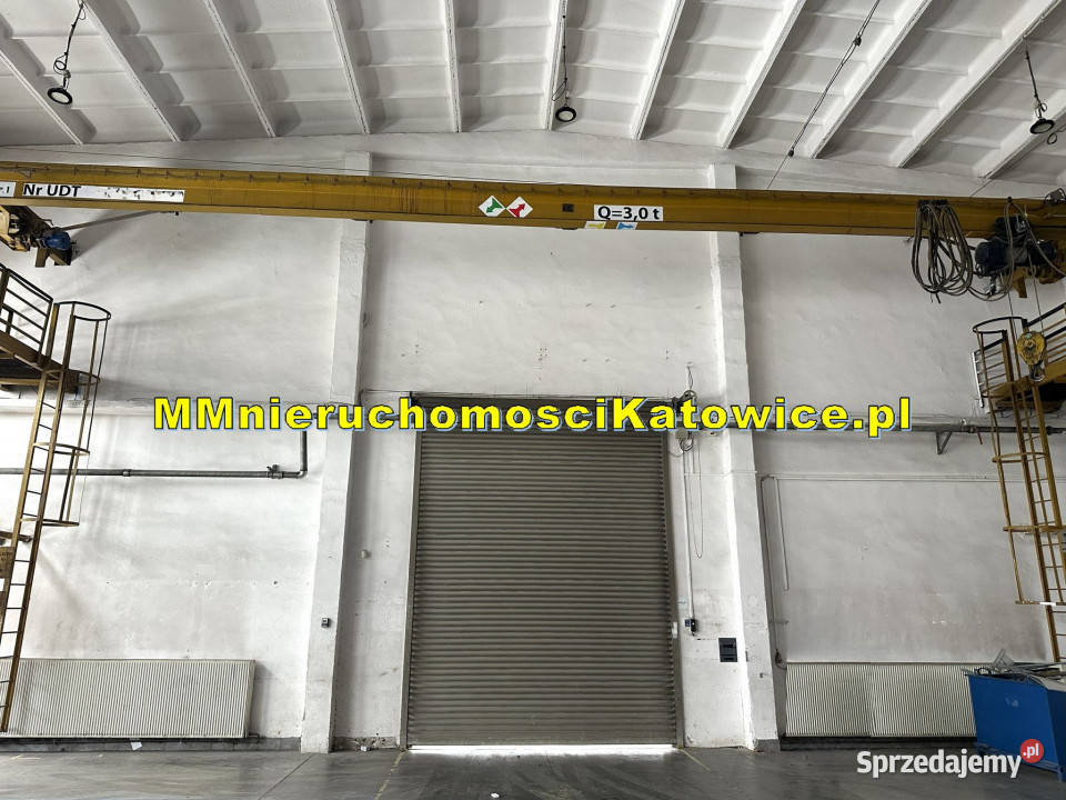 Hala do wynajęcia Katowice plac suwnica biura parking