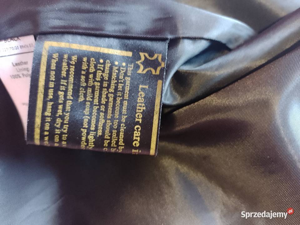 2XL3XL Skórzana kurtka z Londynu Genuin Leather małopolskie Kraków