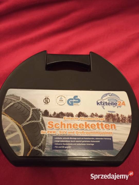 Łańcuchy śniegowe nowe