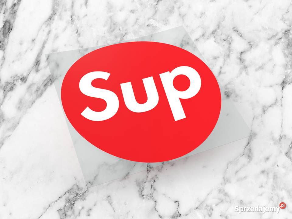 Naklejka SUP 8 x 8 supreme skate swag street Akcesoria Choroszcz