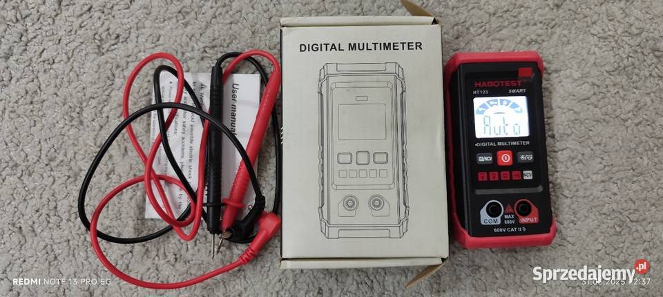 Multimetr cyfrowy HT123 tester elektroniczny Ruda Śląska sprzedam