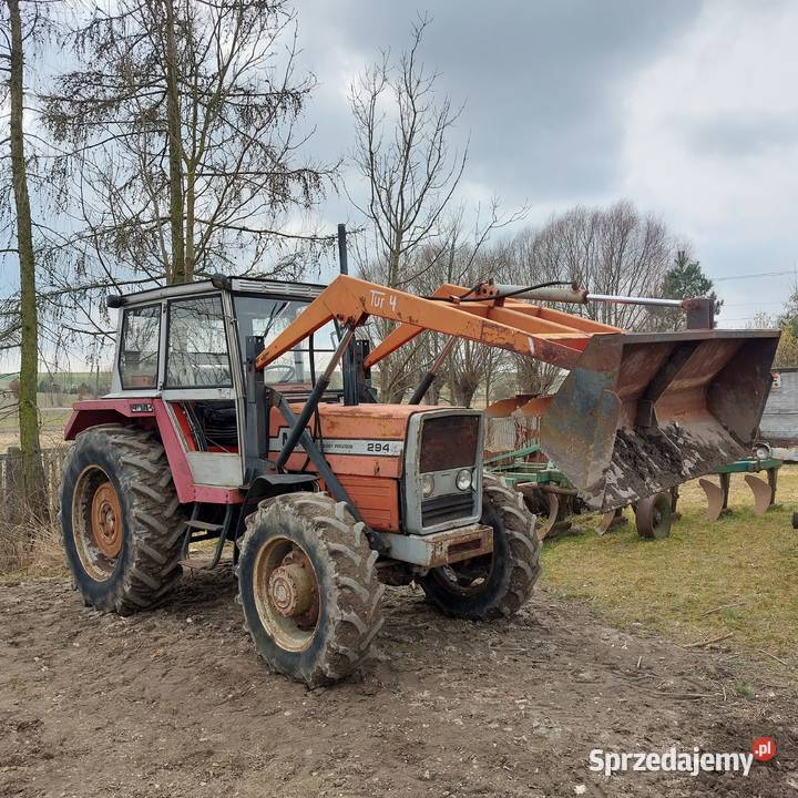 Ciągnik Massey ferguson 294 ładowacz Ursus 4514 Wodzisław
