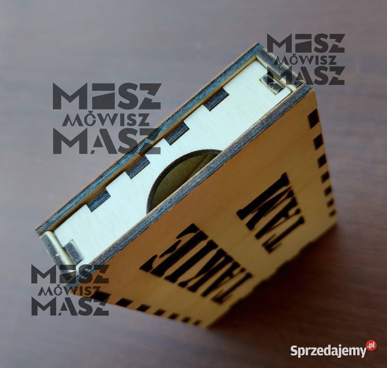 Pudełko na kasę hajs pieniądze Mikołaja Racot