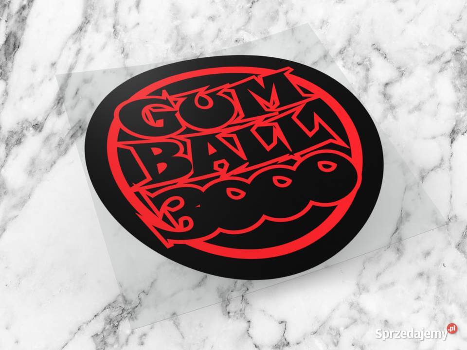 Naklejka GUMBALL 3000 5 x 5 gum ball race 3 Choroszcz