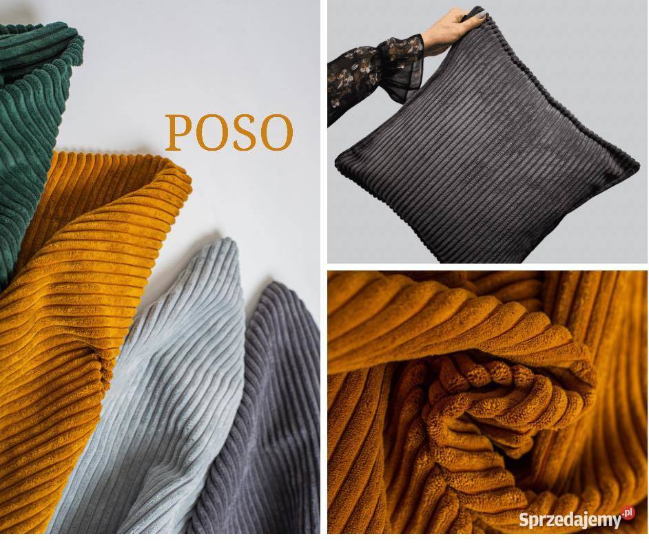 Narożnik ROCCA L Sztruksowy narożnik z funkcją Dom i Ogród Warszawa