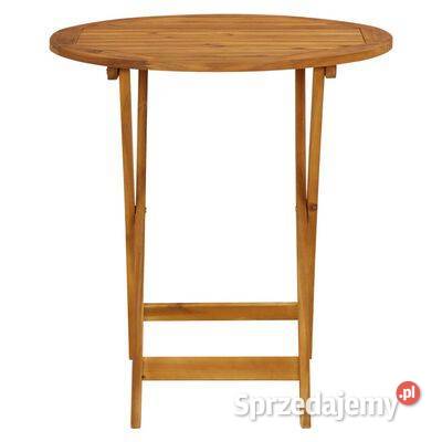 vidaXL Składany stół ogrodowy 70 lite drewno Warszawa