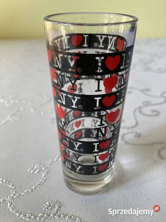 Kieliszek I Love NY USA Dekoracyjny Ozdobny Czerwionka-Leszczyny