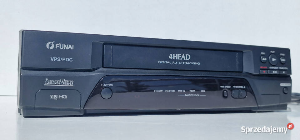 Video magnetowid Funai 4 head Stereo hifi VHS wielkopolskie