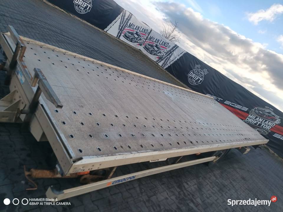 Przyczepa Trailer typ E20 Gniotpol 765x255