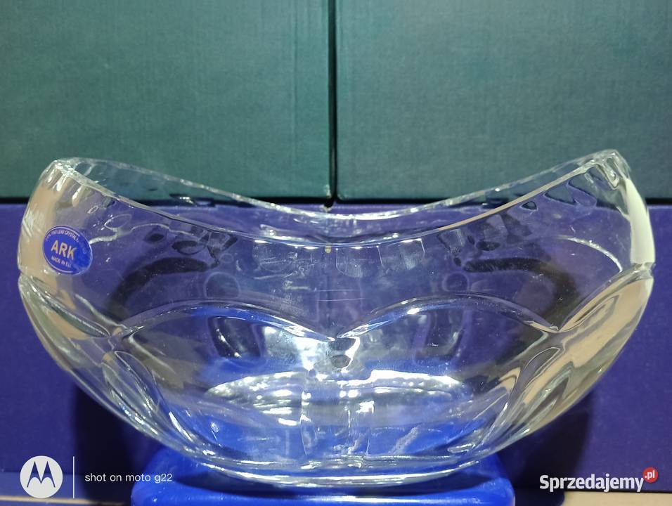 Kryształowa żardiniera 25 Dzbanki, karafki i mleczniki śląskie Poręba