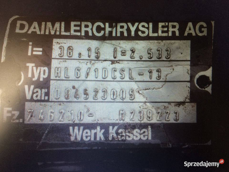Wkład Mostu Axor Actros HL6 3815 9483510105 lubuskie Maszewo sprzedam