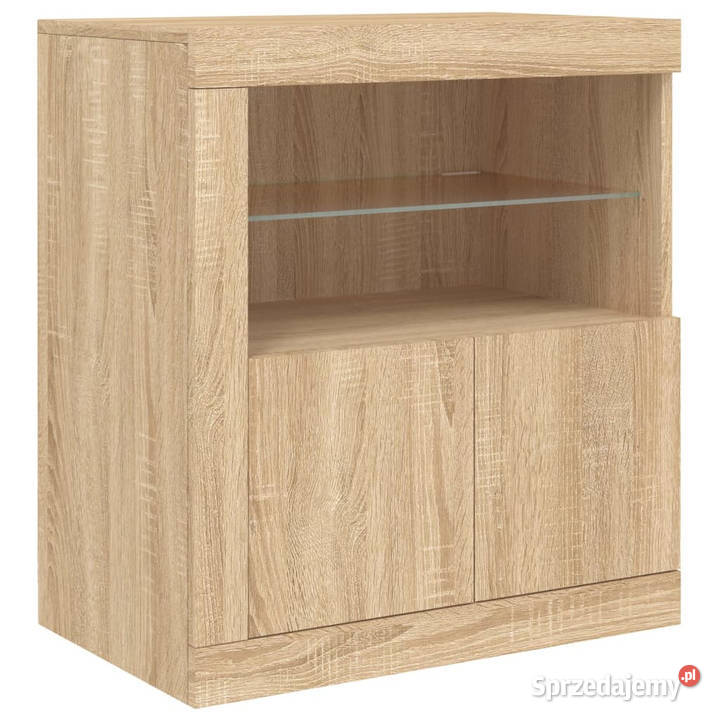 Szafka z oświetleniem LED dąb sonoma 162x37x67 Warszawa sprzedam
