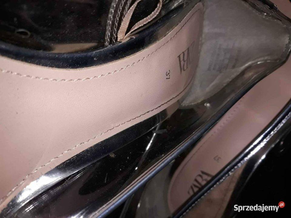 ZARA srebrne szpilki 37 raz ubrane OKAZJA Sosnowiec