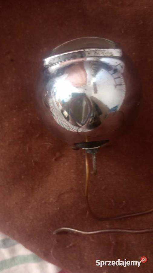 Stara lampa rowerowa BOSCH z licznikiem Szczebrzeszyn