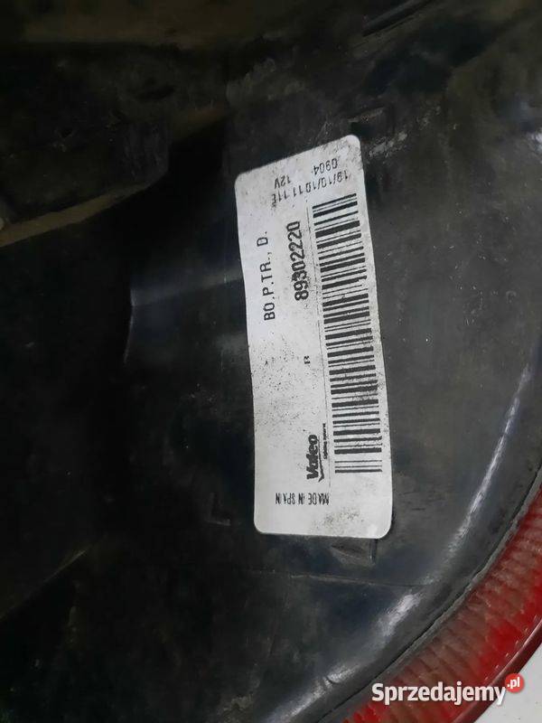 322G OPEL CORSA C LAMPA LEWA PRAWA TYLNA EUROPA świętokrzyskie