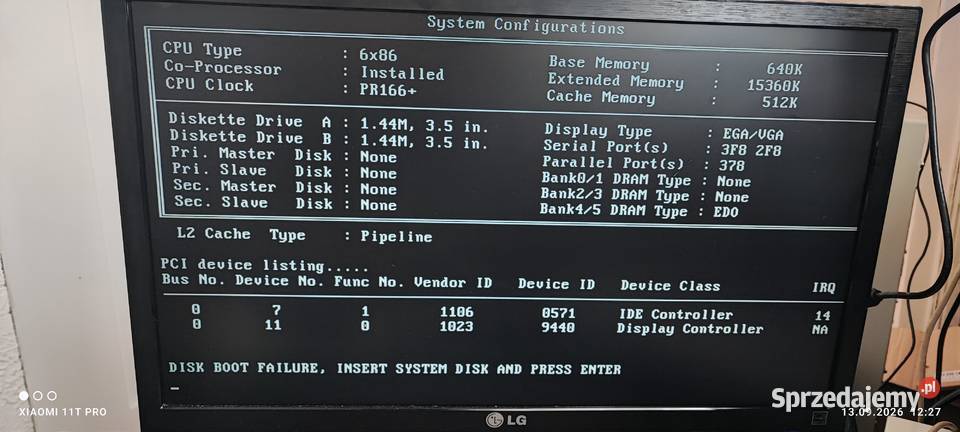 Płyta główna AT PCChips Pamięć Procesor Chełmża