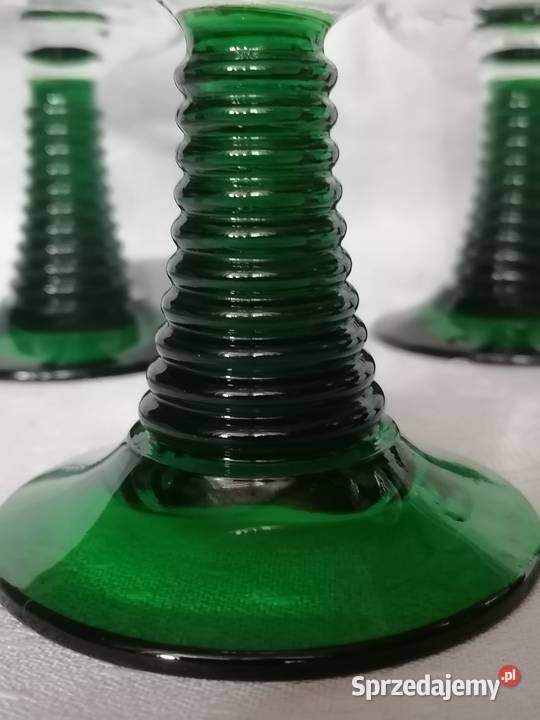 Kieliszki do wina na zielonej nóżce Luminarc Sosnowiec