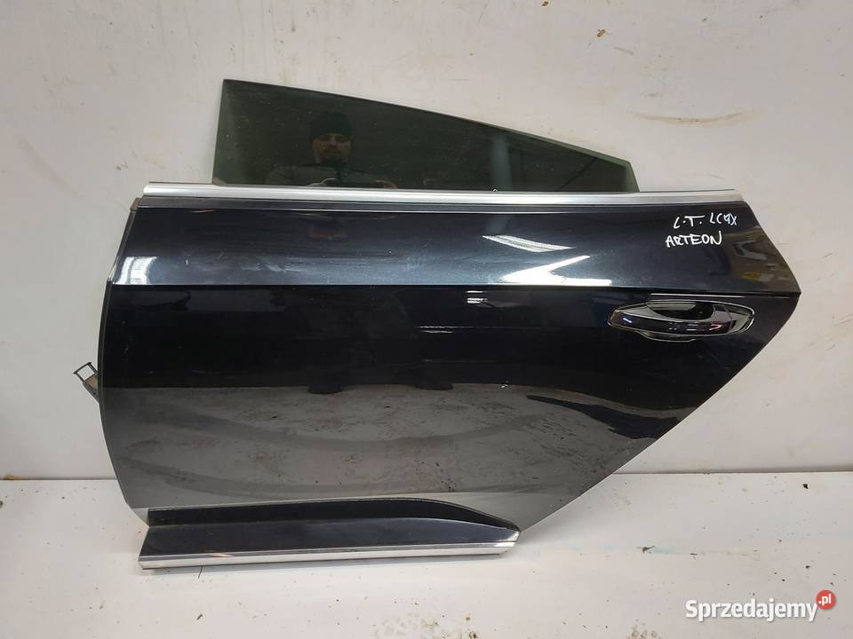VW Arteon 3G8 2018r DRZWI LEWY TYŁ czarny LC9X
