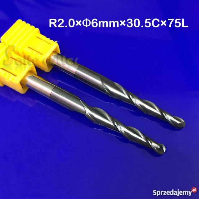 frez kulisty stożkowy 4mm taper ball nose weglik Pozostałe