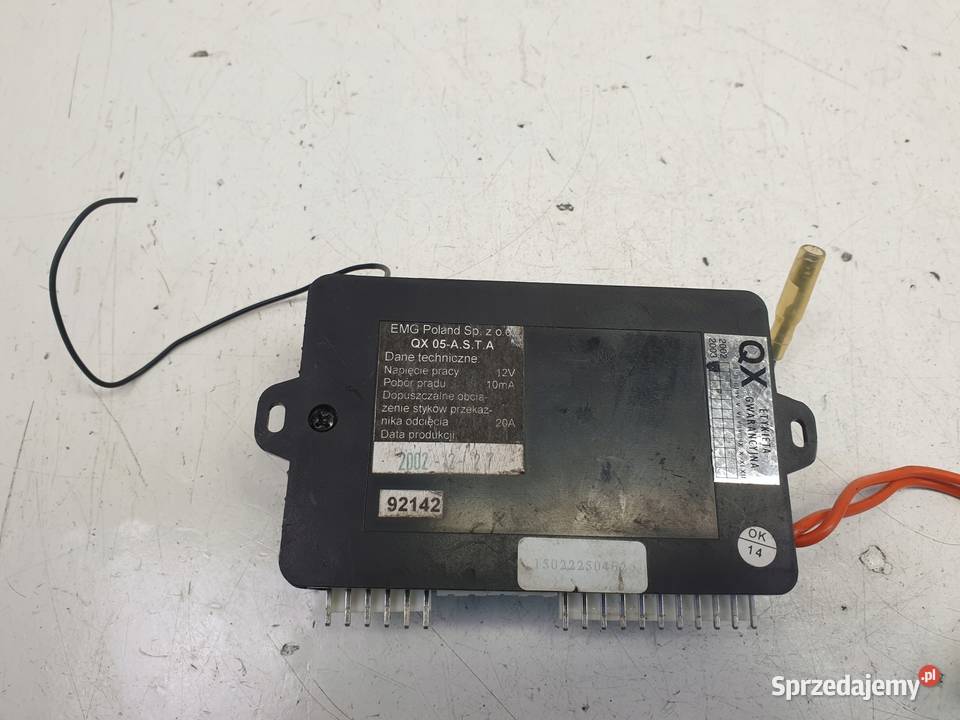 Opel Corsa C STEROWNIK ALARMU Moduł QX 05A Janów